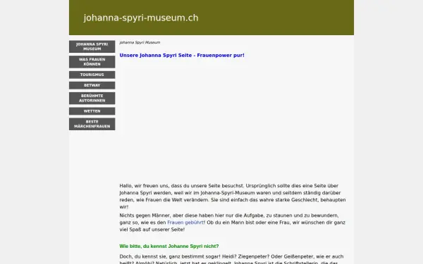 www.johanna-spyri-museum.ch