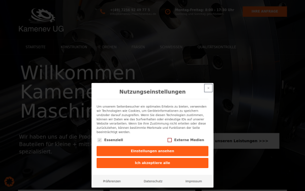 www.maschinenbau-kamenev.de