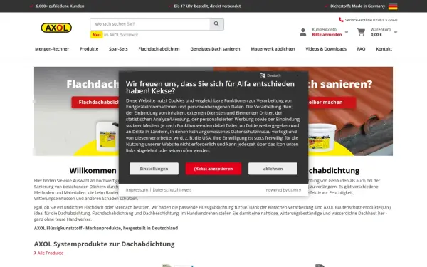 www.axol-bautenschutz.de