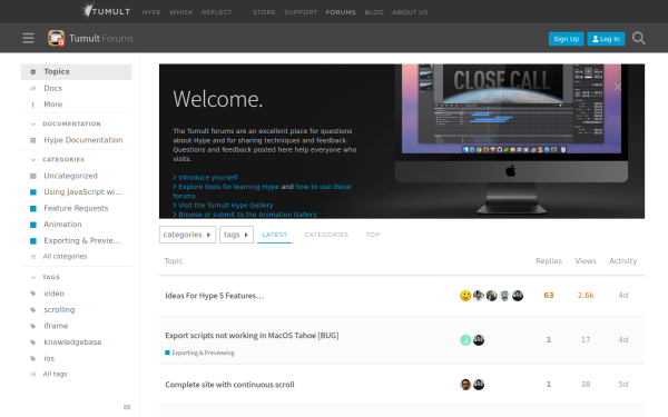 forums.tumult.com