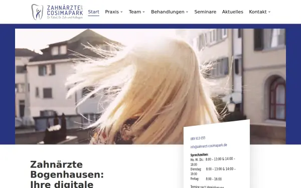 www.zahnarzt-cosimapark.de