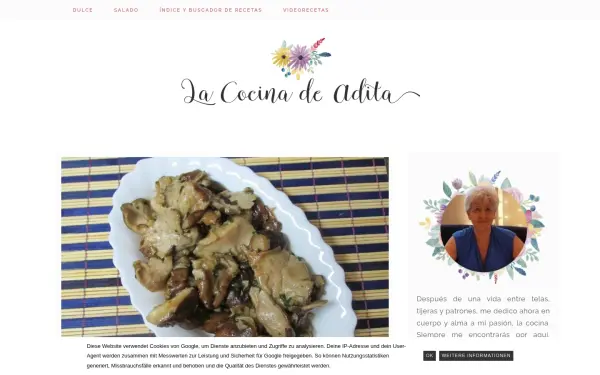 www.lacocinadeadita.com