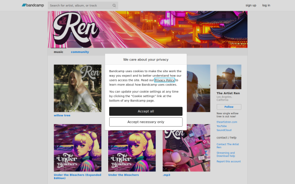 theartistren.bandcamp.com