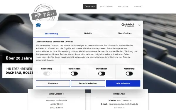 www.dachdeckerei-neumann.de