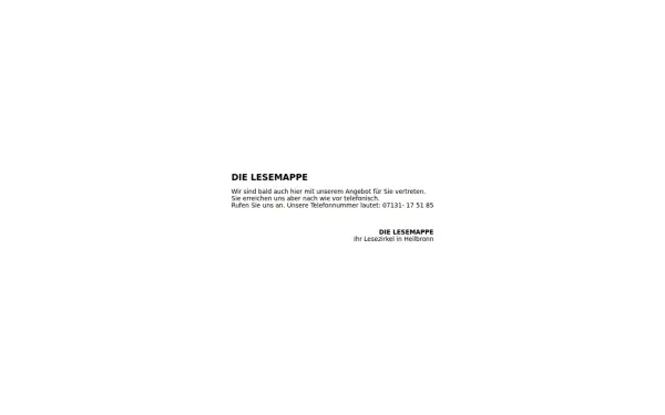 dielesemappe.de