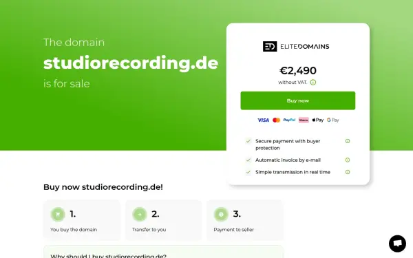 studiorecording.de
