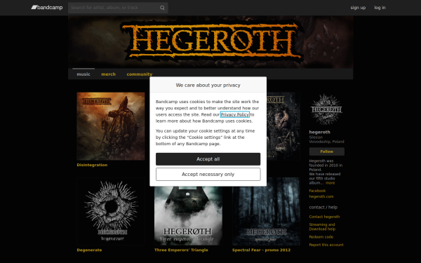 hegeroth.bandcamp.com