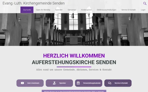 auferstehungskirche-senden.de