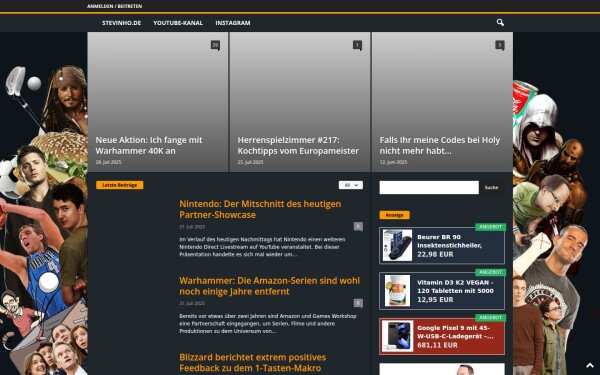 www.stevinho.de