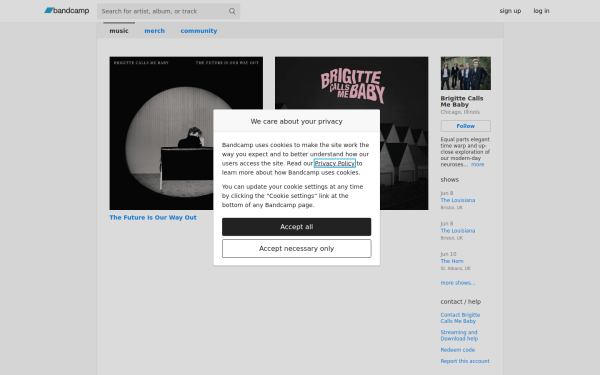 brigittecallsmebaby.bandcamp.com