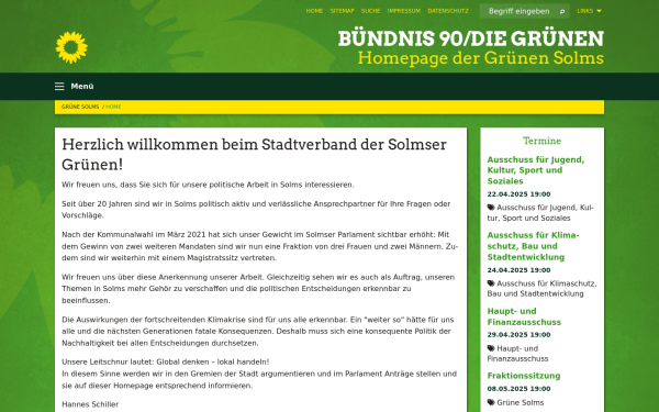 www.gruene-solms.de