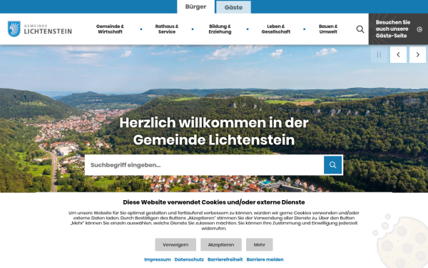 www.gemeinde-lichtenstein.de