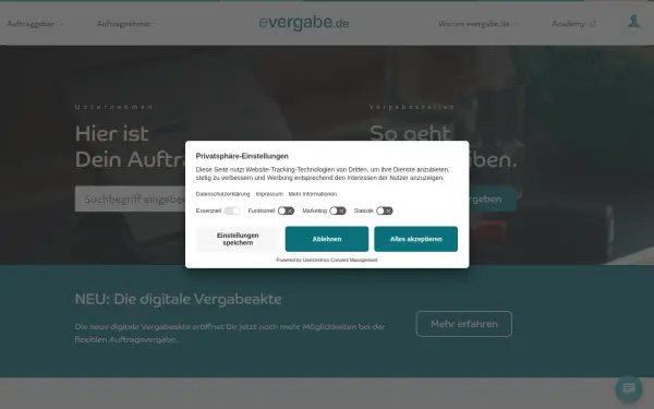 www.evergabe.de