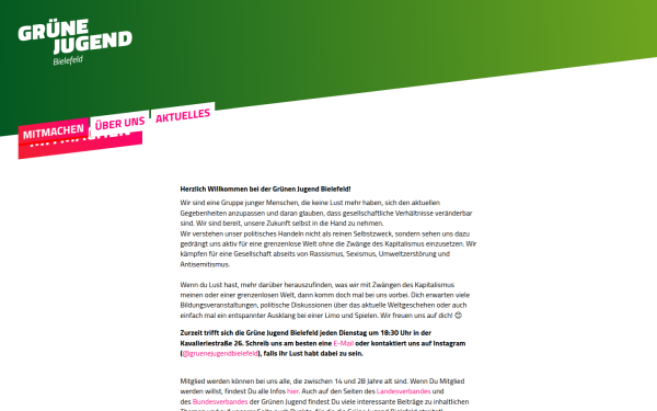 www.gruenejugendbielefeld.de
