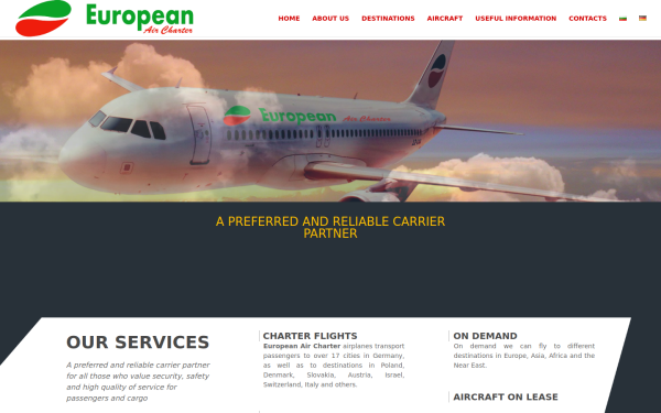 euaircharter.com