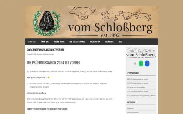 www.cockerspanielvomschlossberg.de