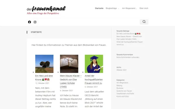 www.derfrauenkanal.de