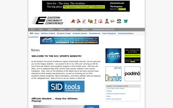 eccsports.com