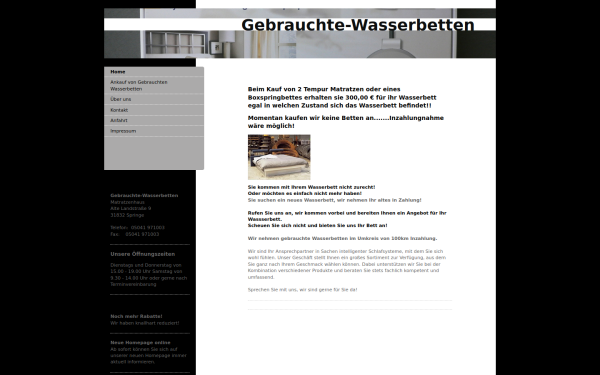 www.gebrauchte-wasserbetten.de