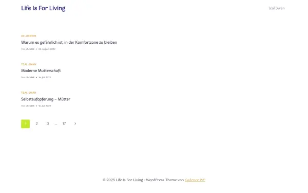 life-is-for-living.de