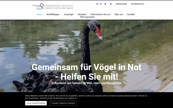 schwanenkolonie-biel.ch
