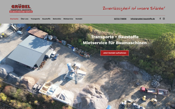 www.gruebel-baustoffe.de
