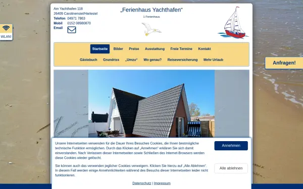 www.harlesiel-yachthafen.de