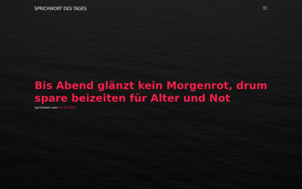 www.sprichwort-des-tages.de