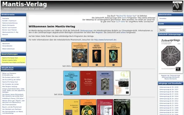 www.mantis-verlag.de