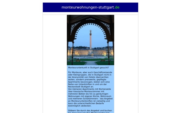 monteurwohnungen-stuttgart.de