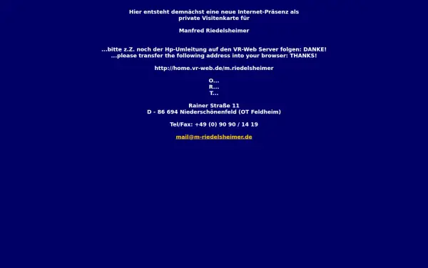 m-riedelsheimer.de