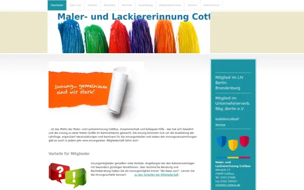 www.malerinnung-cottbus.de