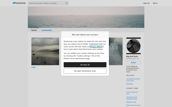 bigevilgrin.bandcamp.com