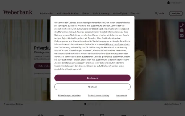 www.weberbank.de