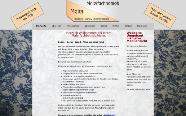 www.malerfachbetriebmaier.de