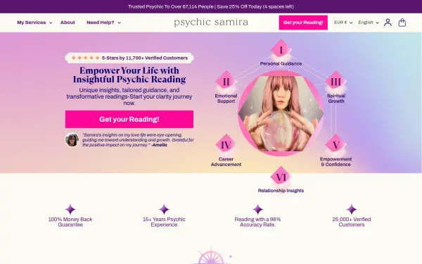 de.psychicsamira.com