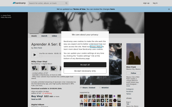 mintfield.bandcamp.com