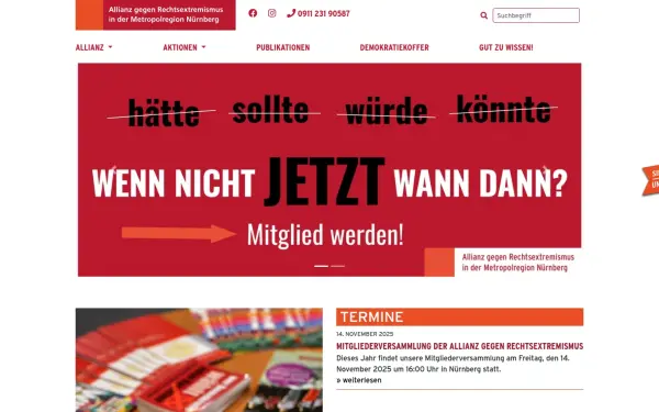 www.allianz-gegen-rechtsextremismus.de