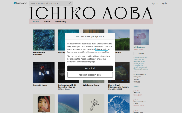 ichikoaoba.bandcamp.com