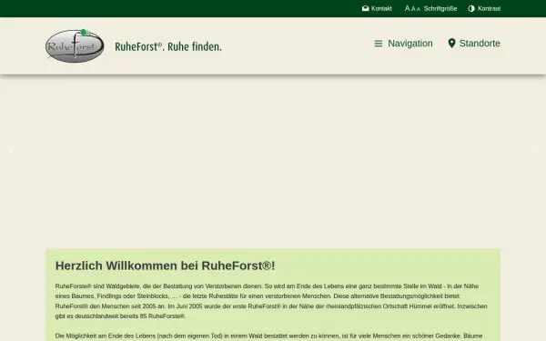www.ruheforst-deutschland.de