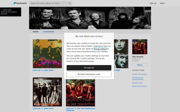 thedrones.bandcamp.com