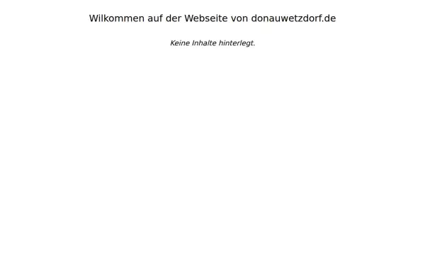 donauwetzdorf.de