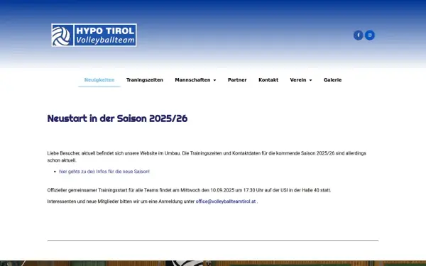volleyballteamtirol.com