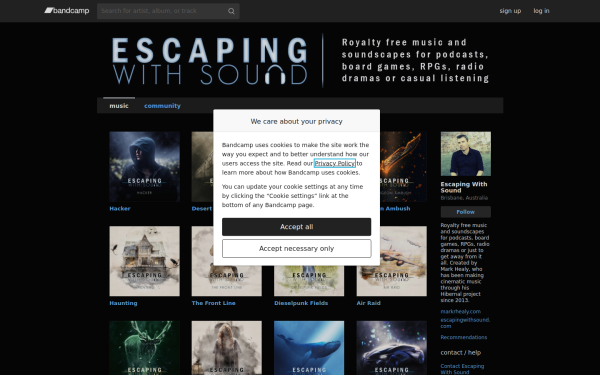 escapingwithsound.bandcamp.com