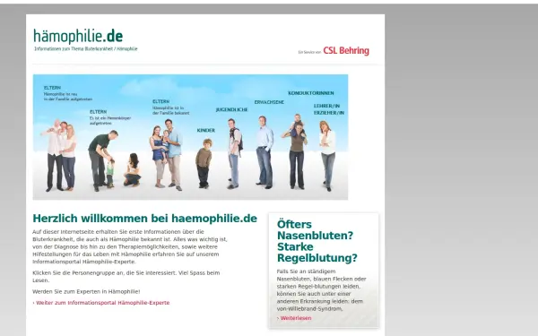 www.haemophilie.de