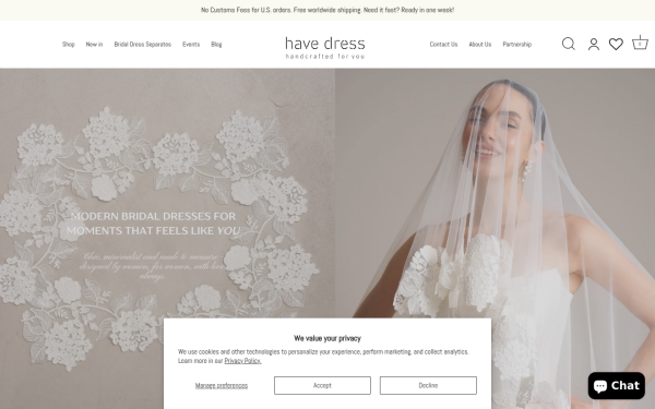 havedressstore.com