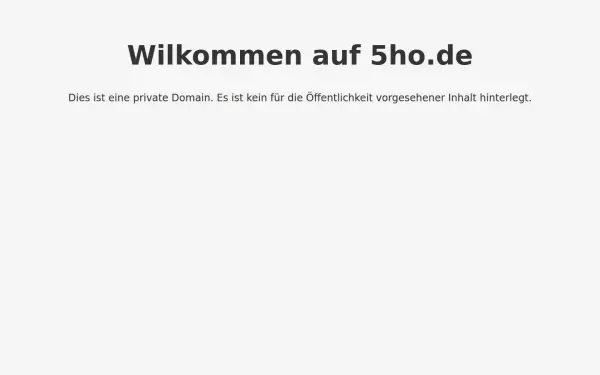 www.5ho.de
