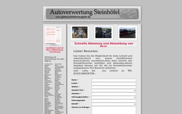 autoverwertung-steinhoefel.de