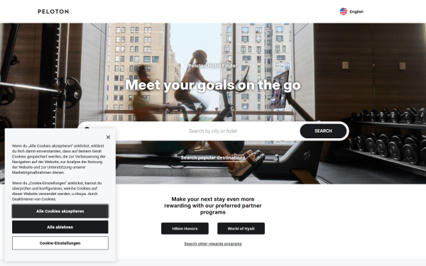 hotelfinder.onepeloton.com