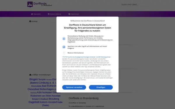 www.dorffeste-in-deutschland.de
